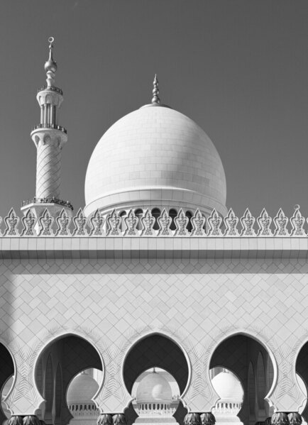 Photograph Ingrida Kuznecova Sheikh Zayed Mosque on One Eyeland